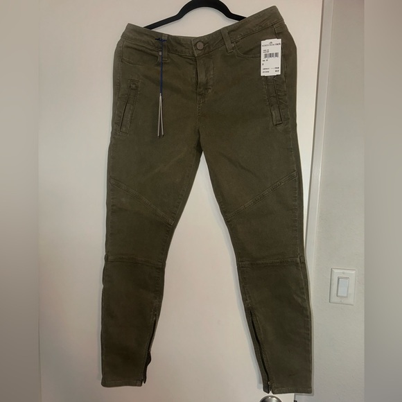 Paige stretch Olive green jean size 31 - Picture 1 of 5